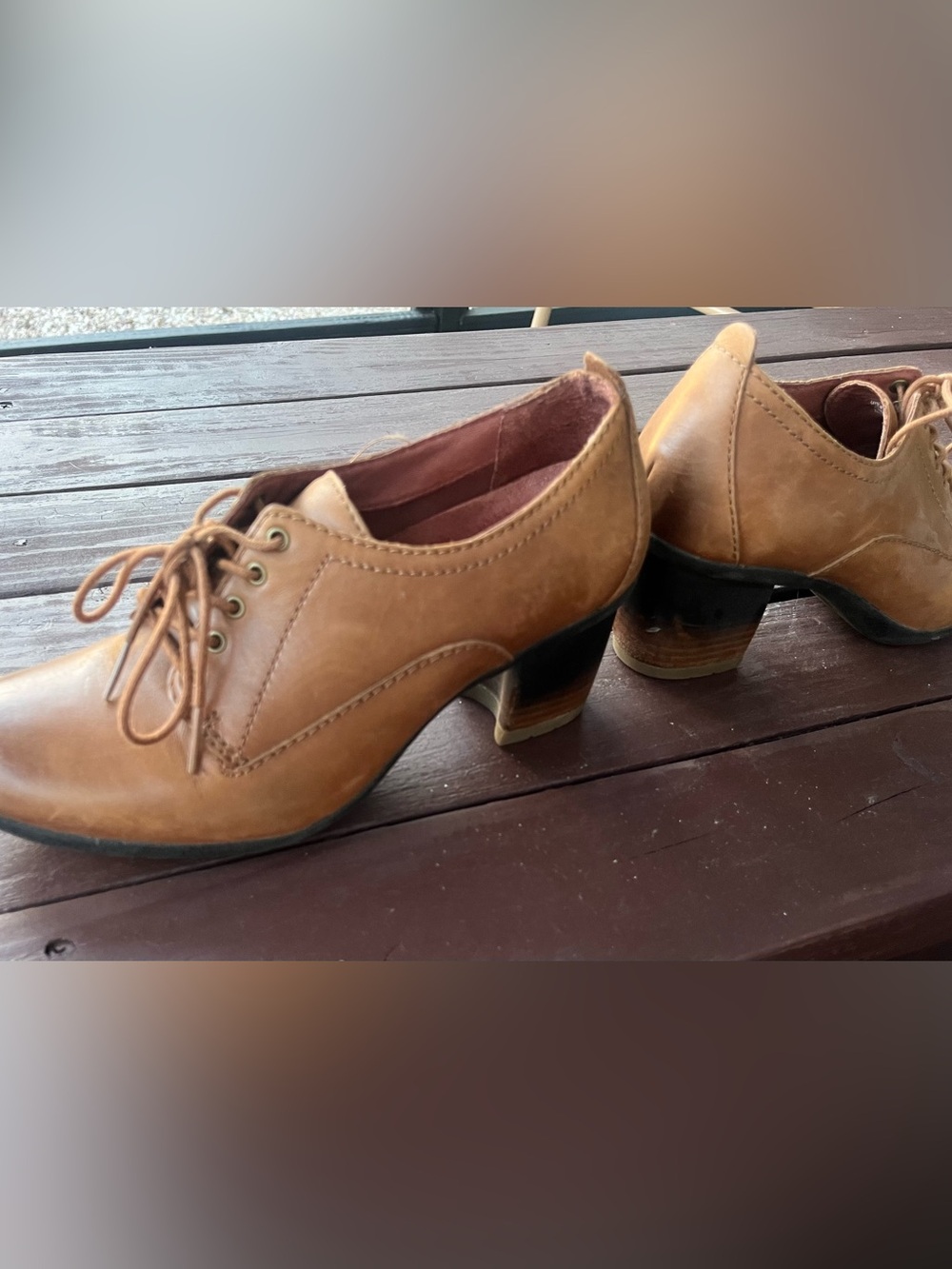 Dansko Women's Brown Pennie Pecan Waterproof Lace-Up Chunky Heel Oxfords Sz 38 - Picture 7 of 13